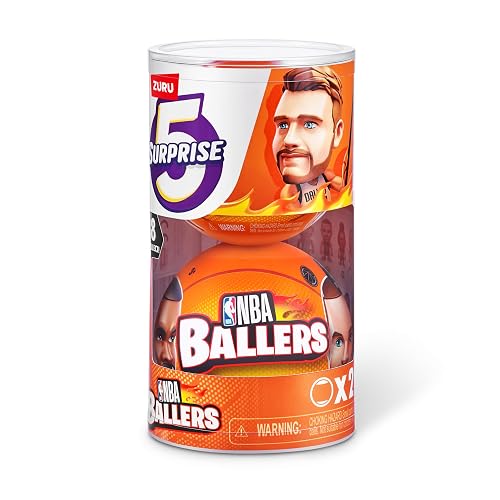 5 Surprise NBA Ballers Series 1 (2 Pack) Toy Mystery Capsule